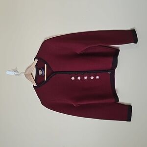 Lanamoden Women's Vintage Pure Wool Cardigan Salzburg Made in Austria EUC